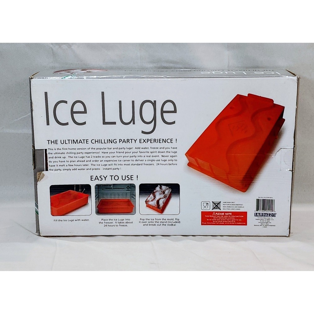 🥶 Barbuzzo Reusable Ice Luge Mold Freeze and Get The Party Started Right Shots!